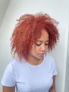 サロンドミルク 溝の口店(salon de MiLK) *夏いえばオレンジですよね!今回は少し赤を入れてみましたよ!