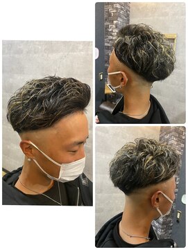 アッベリーレ(A'bbellire) スキンフェード＋ハイライト