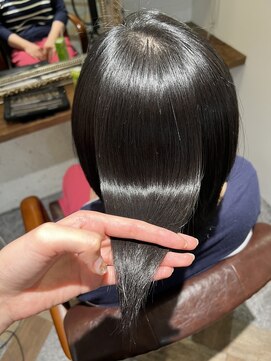 ムーン(moon) #大人ガーリー#チョコレート#モードヘア#プリカール