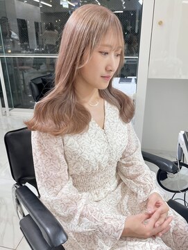 ランテルディ 渋谷(LANTERDIT) 【LANTERDIT】ケアブリーチ使用☆ミルクティーカラー♪