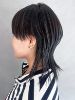 アイティーバイアルバム 松戸店(IT by ALBUM) くびレイヤーアッシュブラックレイヤーロング_ba481371