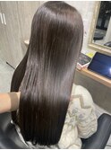 ツヤ髪×グレージュ