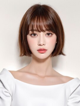 ジョウイン(JOWIN) 20代30代大人かわいい/シルキーベージュ/ストレートボブ/前髪