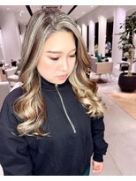 地毛残し　バレイヤージュ　メンテナンス5ヶ月