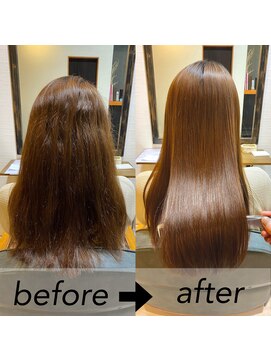 エルメ バイ アンフィー(Elme by anphi) 【Elme 野呂】『うる艶髪質改善』酸性ストレート