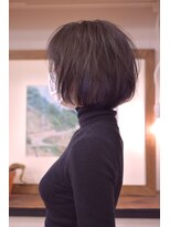 ダラ(DARA)&nbsp;【インナーカラー】ウェーブボブ×ブルーMix