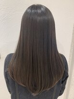 アッシュ 仙川店(Ash)&nbsp;ロング　顔周りハイレイヤー　髪質改善トリートメント　縮毛矯正