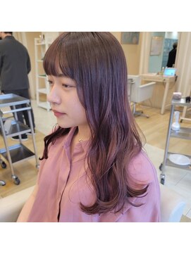 アージュ 久留米ゆめタウン店 ロングレイヤー　顔周りレイヤー　巻き髪