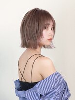 ガーデン 渋谷(GARDEN)&nbsp;前髪イメチェンアンブレラカラーこなれミディウェーブパーマ