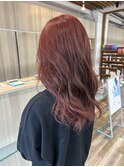 ブリーチなしダブルカラー チェリーピンク