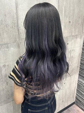 スターズ 川越店(STARS) ハイライト　ブルーパープル　ダークカラー　デザインカラー