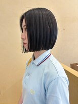 スニュウ(snuw)&nbsp;似合わせカットボブ小顔カットグレージュミルクティ