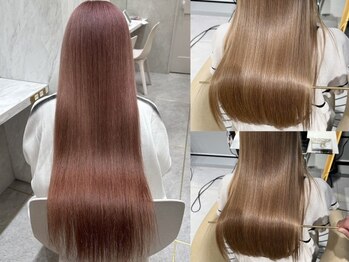ロンド レア 天神大名店(Lond Le’a)の写真/ブリーチ毛にも可能◎巻ける染められる！ダメージを徹底的に抑えた低刺激縮毛矯正[ケアブリーチ/天神大名]
