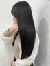 バイカルテ髪質再生トリートメント＋リタッチカラー　￥11000-