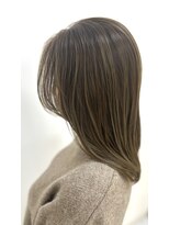 ヘアポジション 田子西店(HAIR Position)&nbsp;【ハイライト×オリーブグレージュ】