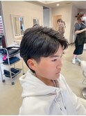 中高生メンズショートセンターパート @木原 3.24