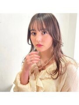 アンジュール 鹿児島中央店(UNJOUR.) 透け感レイヤースタイル