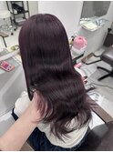 ブリーチなしダブルカラーラベンダーピンク