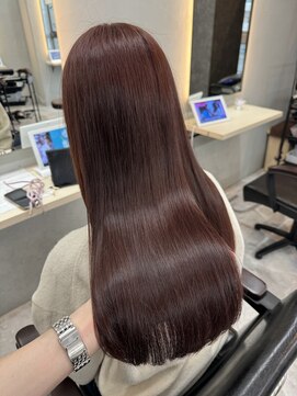 アグ ヘアー スラップ 川崎店(Agu hair Slups) ピンクブラウン ピンクカラー ピンクベージュ 川崎