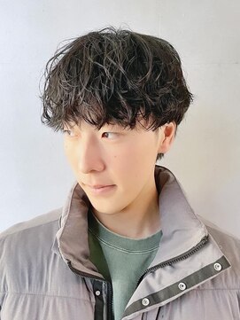 ツヅリ シャドウパーマ/熊本メンズパーマ/熊本メンズカット/熊本大江