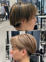 オーシャントーキョー 原宿(OCEAN TOKYO)&nbsp;柔らかベージュの大人センターパート