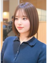 ルエ(rue)&nbsp;ナチュラルボブ前髪ありミニボブ◎20代30代40代50代ショートボブ