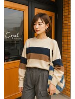 コポル(Copol)&nbsp;まわりと差がつく小顔ショート×まろみベージュ