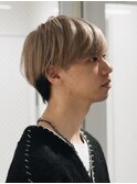 ココアベージュ/クラゲヘアー/ボブレイヤー/小顔/黒髪/栄
