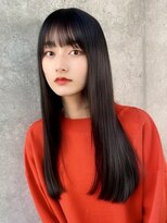 ユアーズヘア 神楽坂はなれ店(youres hair)&nbsp;顔周りレイヤー サイドバング レイヤーカット センターパート
