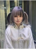 ブロックカラー/シルバー×ブラック/レイヤー/デザインカラー