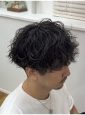  朝のセットが5分！強めのシャドウパーマ