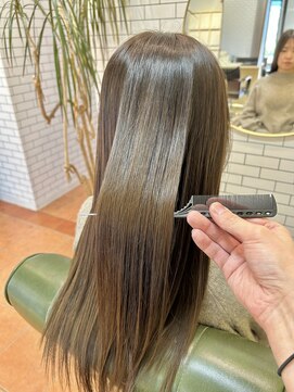 カラー+高濃度水素ULTOWA(ウルトワ)トリートメント