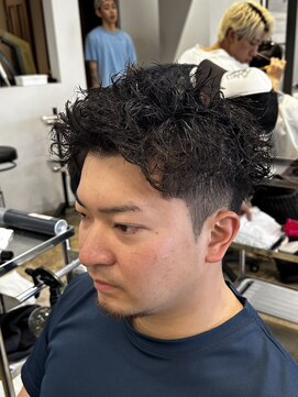 ツイストスパイラルショート【メンズパーマ】