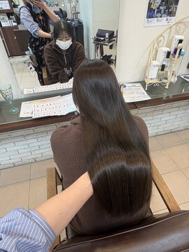 ヘア ルミナス バイ フォルテ(HAIR LUMINAS by FORTE) ツヤツヤ！透明感溢れるオリーブベージュ