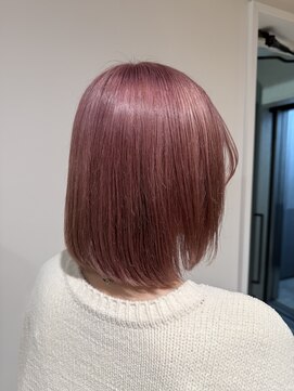 エン(en) ピンクベージュカラーハイトーンカラー
