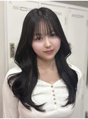 着物ヘア/大人ガーリー/ダークアッシュ/似合わせカット/三宮元町