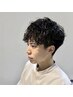 【朝のセットが楽】カット＋パーマ＋眉毛カット