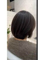 プルト 平尾(PLUTO) ボブ縮毛矯正艶ストレート