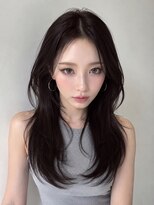 ユーフォリア 渋谷グランデ(Euphoria SHIBUYA GRANDE)&nbsp;韓国ヘアレイヤーカットラベンダーグレージュSAYAKA