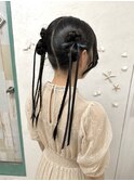 カチモリツインヘア/ヘアセット/ツインヘア/カチモリヘア