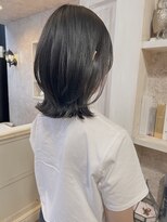 キャアリー(Caary)&nbsp;福山美容室caaryレイヤーミディ髪質改善イルミナカラー20代30代