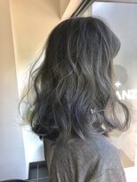 グランツヘアデザイン 四谷(GRANZ hair design) モーブカラーくびれミディ