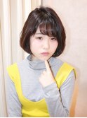 大人かわいい　手ぐしで収まる　ショートボブ★ボブ★