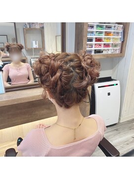 ヘアセット アリエス 新宿駅前店(aries) ふわもこツイン団子