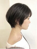 サンク 原宿 表参道(cinq)&nbsp;ココアブラウン　ショートボブ　20代　シアーカラー