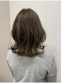 ミディアム-ボブ-