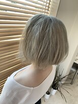 ヘアーサロン デペント(HAIR SALON Depend)&nbsp;ブリーチonカラー　ペールグレー