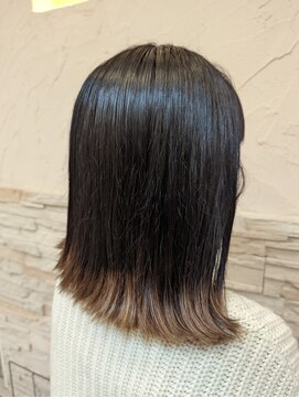 ヘアーアンドメイク エクリ 不動前店(Hair&Make equri) すそカラー