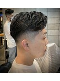 ツーブロックショートフェードカットスタイルF