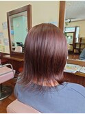 外ハネスタイル
